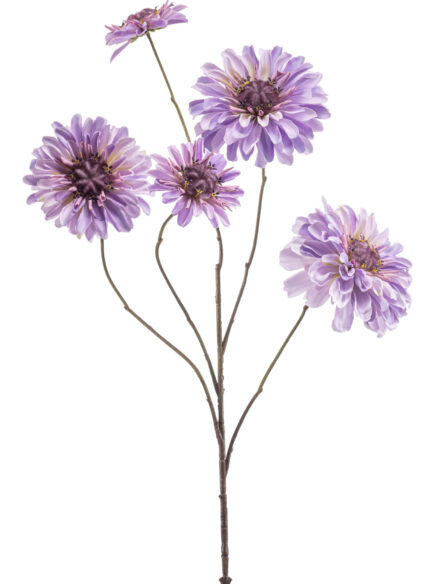 zinnia spray light purple 88 cm - emerald showroom spring summer 2026 artificial flowers