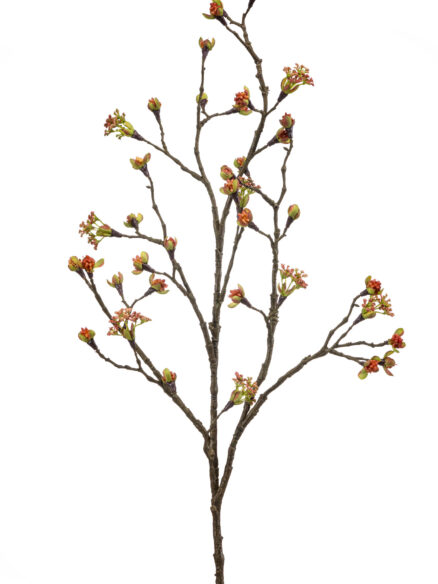 maple fruit spray peach artificial flowers